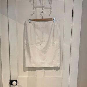 Cleo Classic White Pencil Skirt